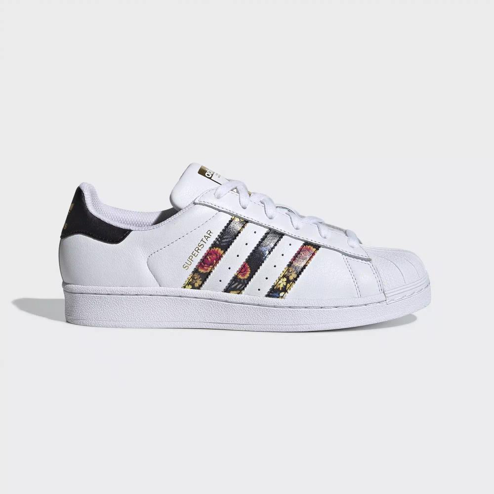 Adidas Superstar Tenis Blancos Para Mujer (MX-24594)